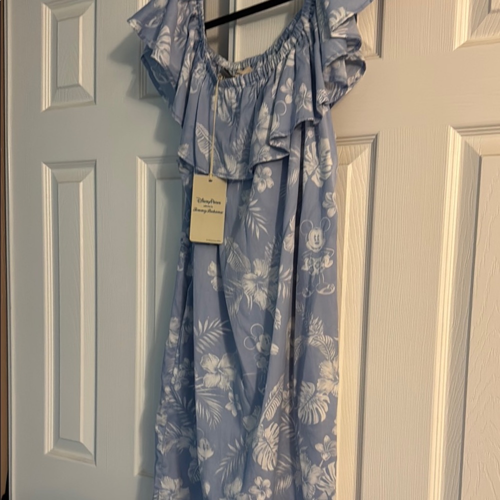 Disney Blue Floral Kids Dress
